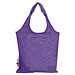 Faltbare Einkaufstasche aus Baumwolle, lila