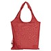 Faltbare Einkaufstasche aus Baumwolle, rot