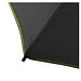 FARE® Automatik Taschenschirm Stylo, schwarz/limette