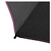 FARE® Automatik Taschenschirm Stylo, schwarz/magenta