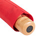 FARE® Mini-Taschenschirm ÖkoBrella, Holzgriff, rot