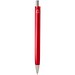 Feld RCS recycelter Kugelschreiber mit Metallic-Finish (schwarze Mine), rot