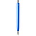 Feld RCS recycelter Kugelschreiber mit Metallic-Finish (schwarze Mine), royalblau