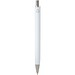 Feld RCS recycelter Kugelschreiber mit Metallic-Finish (schwarze Mine), weiss