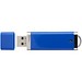 Flat USB-Stick, blau, 4GB