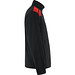 Fleecejacke Terrano in kombinierten Farben, M, schwarz/rot