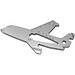 Geschenkartikel: ROMINOX® Key Tool Airplane / Flugzeug (19 Funktionen) im Motiv-Mäppchen Werkzeug, silber