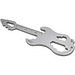 Geschenkartikel: ROMINOX® Key Tool Guitar / Gitarre (19 Funktionen) im Motiv-Mäppchen Große Helden, silber