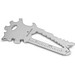 Geschenkartikel: ROMINOX® Key Tool Lion (22 Funktionen) im Motiv-Mäppchen Danke, silber