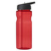 H2O Active® Eco Base 650 ml Sportflasche mit Ausgussdeckel, rot/ schwarz