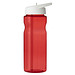 H2O Active® Eco Base 650 ml Sportflasche mit Ausgussdeckel, rot/ weiß