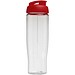 H2O Active® Tempo 700 ml Sportflasche mit Klappdeckel, transparent/rot