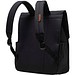 Herschel City Rucksack aus recyceltem Material 16 L, schwarz