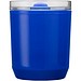 Hudson 180 ml doppelwandiger Becher aus recyceltem Kunststoff, blau