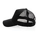 Impact AWARE™ 190gr Brushed rCotton 5 Panel Trucker-Cap, schwarz