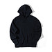 Iqoniq Rila Lightweight Hoodie aus recycelter Baumwolle, schwarz, XXXL