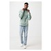 Iqoniq Yoho Relax-Hoodie aus recycelter Baumwolle, Iceberg green, S