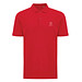 Iqoniq Yosemite Piqué-Poloshirt aus recycelter Baumwolle, rot, M