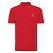 Iqoniq Yosemite Piqué-Poloshirt aus recycelter Baumwolle, rot, XS