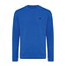 Iqoniq Zion Rundhals-Sweater aus recycelter Baumwolle, Königsblau, XXXL