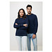 Iqoniq Zion Rundhals-Sweater aus recycelter Baumwolle, navy blau