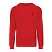 Iqoniq Zion Rundhals-Sweater aus recycelter Baumwolle, rot, M