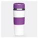 Isolierbecher ARABICA,lila, weiß
