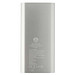 Juice 8000 mAh Typ-C kabellose Powerbank aus recyceltem Aluminium, silber