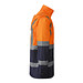 Kombinierter, gesteppter Parka Merak mit High Visibility, S, navy/fluor orange