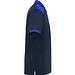 Kurzarm-Poloshirt Samurai in Farbkombination, XXL, navy/royalblau