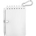 Lig Mini Recyceltes Outdoor-Softcover Notizbuch und Kugelschreiber Set (schwarze Mine), transparent
