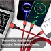 MagCable 5in1 LED long easy , Schwarz