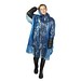 Mayan Regenponcho mit Aufbewahrungstasche aus recyceltem Kunststoff, royalblau