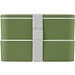 MIYO POP 700 + 700 ml doppelschichtige Lunchbox, heather grün