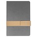 Notizbuch mit Magnetverschluss , grau