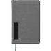 Notizbuch mit Steckfach A5, grau