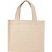 Odessa Mini-Tragetasche mit Bodenfalte aus 220 g/m² GRS Recyclingbaumwolle 9L, natur