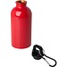 Oregon 400 ml RCS-zertifizierte, einwandige Trinkflasche aus Edelstahl mit Karabinerhaken, rot