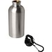 Oregon 400 ml RCS-zertifizierte, einwandige Trinkflasche aus Edelstahl mit Karabinerhaken, silber
