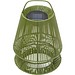 Originalhome Lampion tragbare Laterne aus recyceltem Material, grün