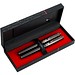 Pierre Cardin® ODETTE SET aus Rollerball Pen und Füllfederhalter, schwarz/gunmetal