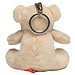 Plüsch Schlüsselanhänger Bär, beige