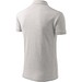 MALFINI Polohemd Herren Pique Polo, 3XL, hellgrau melliert