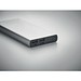 Powerbank aus recyceltem Aluminium 10.000 mAh, silber