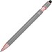 Recycelter Semi Gelschreiber Belo Horizonte,silbergrau