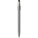Rill RCS recycelter Kugelschreiber mit Stylus und Fidget Spinner (blaue Mine), grau
