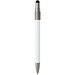 Rill RCS recycelter Kugelschreiber mit Stylus und Fidget Spinner (blaue Mine), weiss