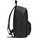 ROSARIO. Klassischer Rucksack mit zeitlosem Design aus recyceltem 600D Polyester, Schwarz