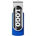 Rotate Doming USB-Stick, royalblau, 64GB