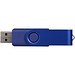 Rotate Metallic USB-Stick, blau, 2GB